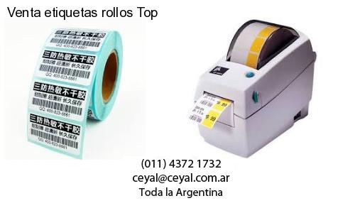 Venta etiquetas rollos Top