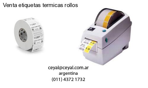 Venta etiquetas termicas rollos