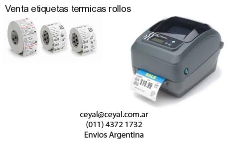 Venta etiquetas termicas rollos