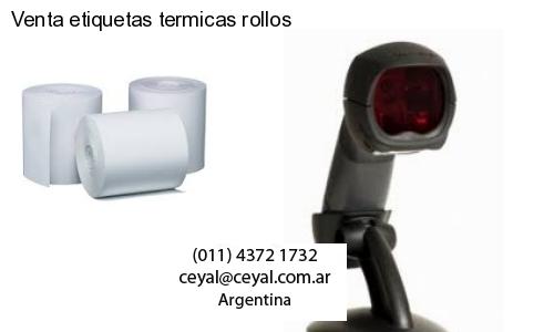 Venta etiquetas termicas rollos