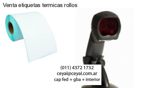 Venta etiquetas termicas rollos