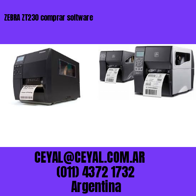 ZEBRA ZT230 comprar software