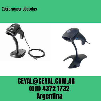Zebra sensor etiquetas