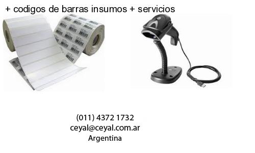   codigos de barras insumos   servicios