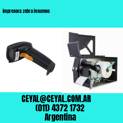 impresora zebra insumos