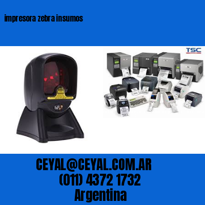impresora zebra insumos