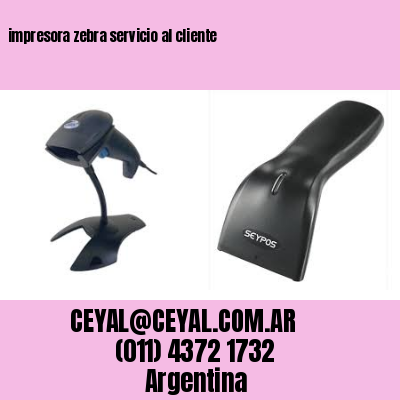 impresora zebra servicio al cliente