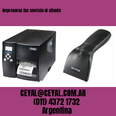 impresoras tsc servicio al cliente