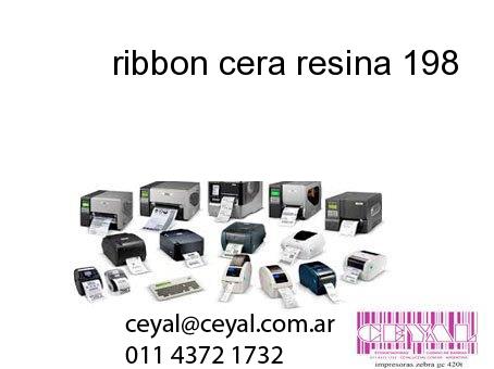 ribbon cera resina 198