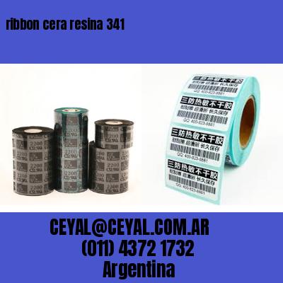 ribbon cera resina 341