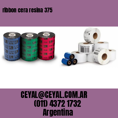 ribbon cera resina 375