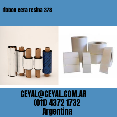 ribbon cera resina 378