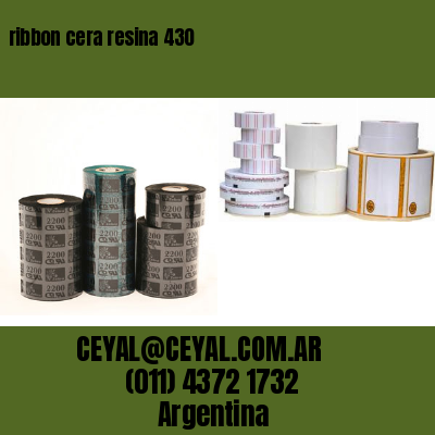 ribbon cera resina 430