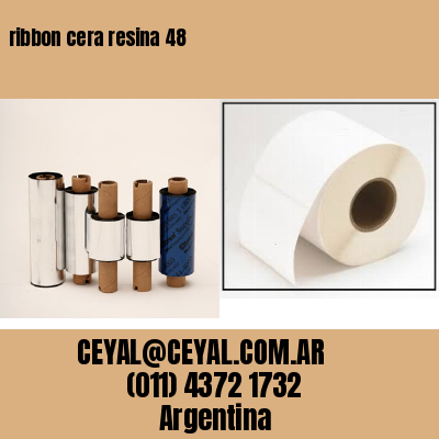 ribbon cera resina 48
