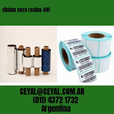ribbon cera resina 481