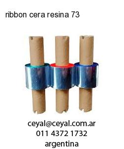 ribbon cera resina 73