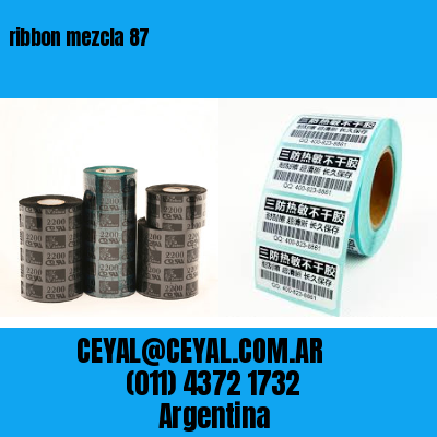 ribbon mezcla 87