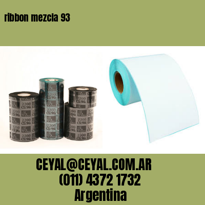 ribbon mezcla 93