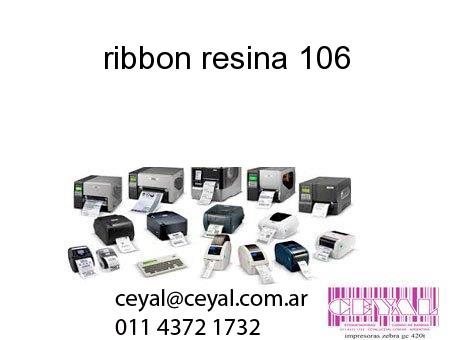 ribbon resina 106