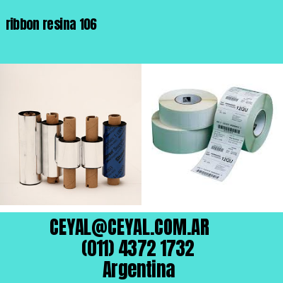 ribbon resina 106