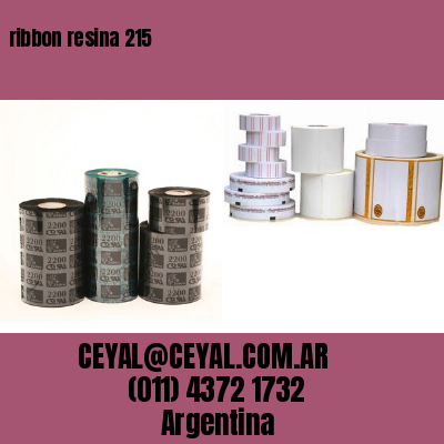 ribbon resina 215