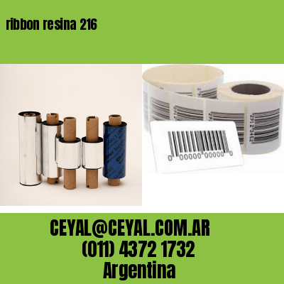 ribbon resina 216