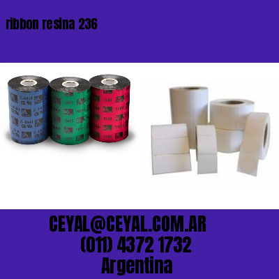 ribbon resina 236