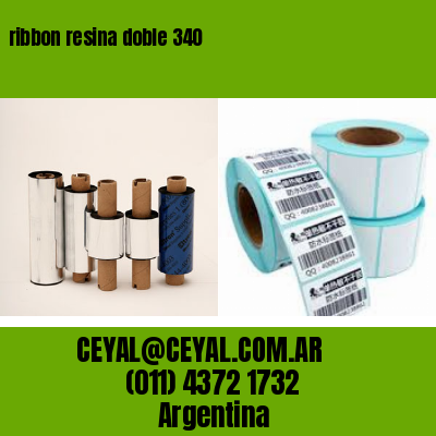 ribbon resina doble 340