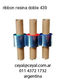 ribbon resina doble 439