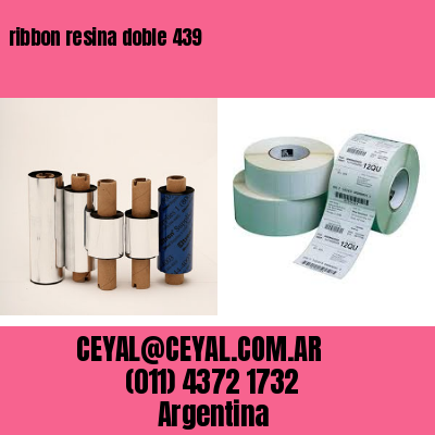 ribbon resina doble 439