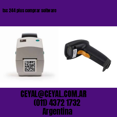 tsc 244 plus comprar software