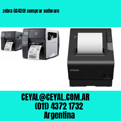 zebra GC420t comprar software