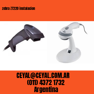 zebra ZT220 instalacion