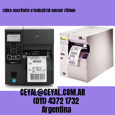 zebra escritorio e industrial sensor ribbon