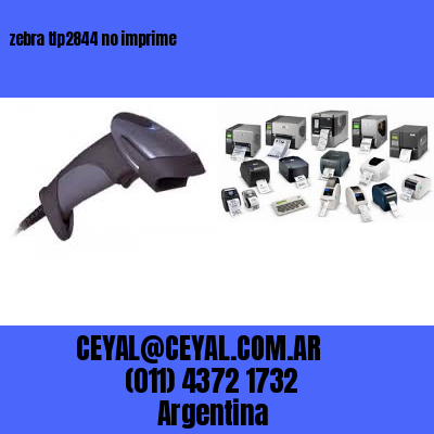zebra tlp2844 no imprime