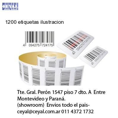 1200 etiquetas ilustracion