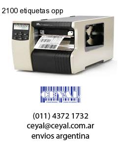 2100 etiquetas opp
