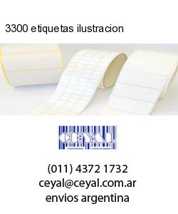 3300 etiquetas ilustracion