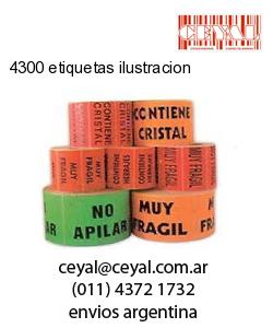 4300 etiquetas ilustracion