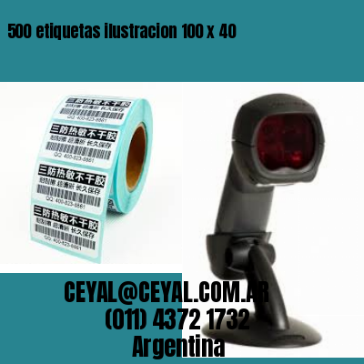 500 etiquetas ilustracion 100 x 40