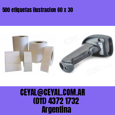 500 etiquetas ilustracion 60 x 30