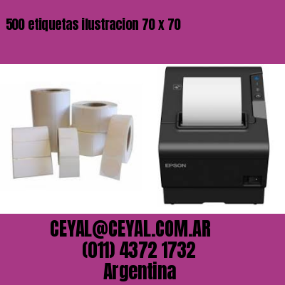 500 etiquetas ilustracion 70 x 70