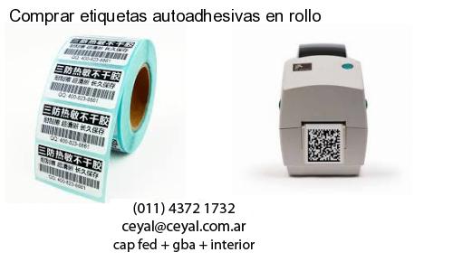 Comprar etiquetas autoadhesivas en rollo