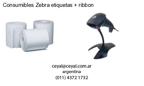 Consumibles Zebra etiquetas   ribbon