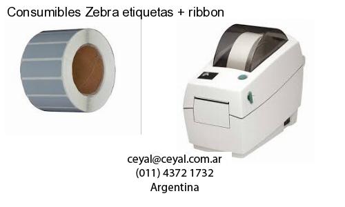 Consumibles Zebra etiquetas   ribbon