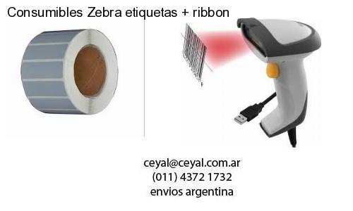 Consumibles Zebra etiquetas   ribbon