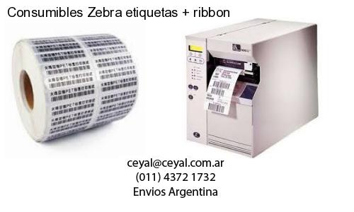 Consumibles Zebra etiquetas   ribbon