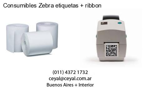 Consumibles Zebra etiquetas   ribbon