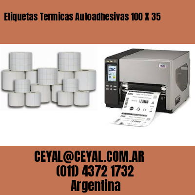 Etiquetas Termicas Autoadhesivas 100 X 35