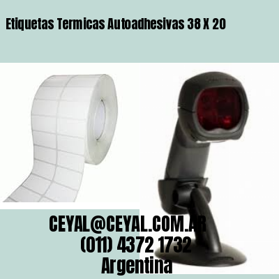 Etiquetas Termicas Autoadhesivas 38 X 20